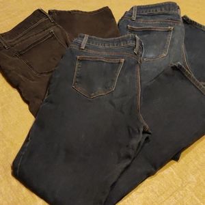 3 Pair Size 11 No Boundaries Stretch Jeans